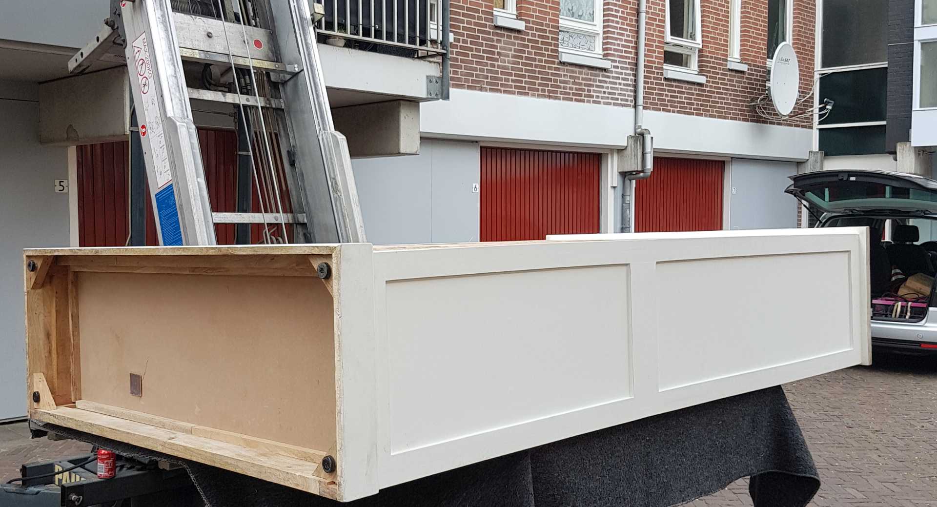 zware kast verhuizen met meubellift in Deventer